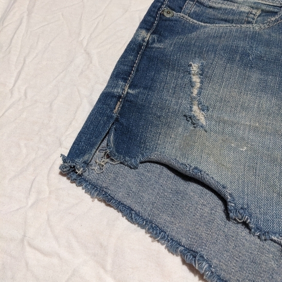 Silver Berkeley Cutoff Denim Shorts Sz 28 - Picture 4 of 7